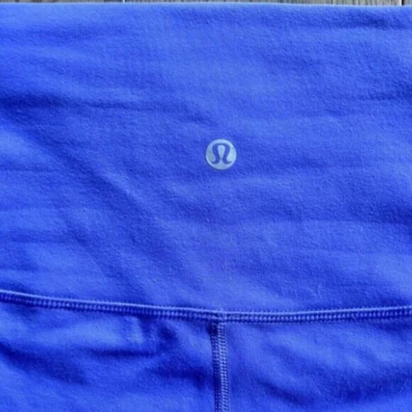 Lululemon Wunder Under Hi-Rise Crop Leggings Size S Purple Yoga Pilates Active - Picture 2 of 8